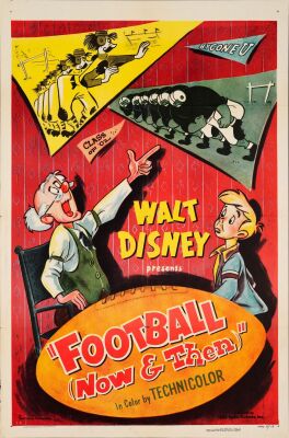 458. One Sheet (27" x 41"); Style A; Very Fine+ Folded ### FOOTBALL NOW AND THEN (1953)