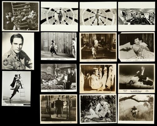 462. Vintage Original B&W and Color Single-Weight Glossy Photographs (81) (8" x 10"); Very Fine- ### FORBIDDEN PLANET [1956] / PSYCHO [1960] AND OTHER SCI-FI & HORROR PHOTOGRAPHS [81] (1950s - 1970s)