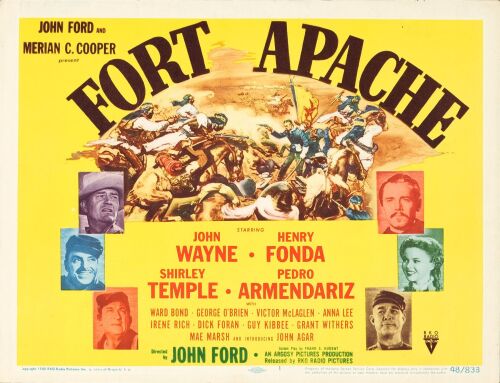 465. Title Lobby Card (11" x 14"); Very Fine+ ### FORT APACHE (1948)