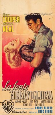 466. Italian Locandina (13" x 27.25"); Fine+ Folded ### THE FOUNTAINHEAD (1949)