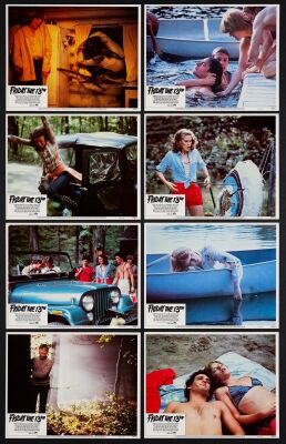 473. Lobby Card Set (8) (11" x 14"); The Collection of the Late J. Stephen Ryan; Near Mint ### FRIDAY THE 13TH (1980)