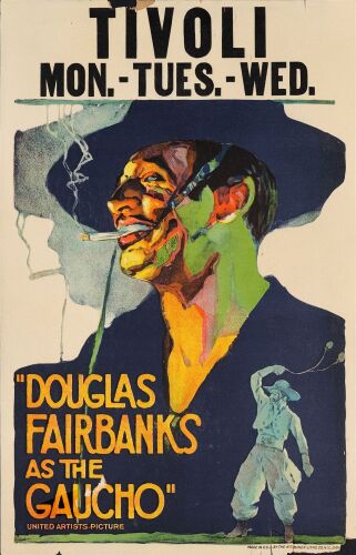 482. Window Card (14" x 22"); Stone Lithograph; Fine ### THE GAUCHO (1927)
