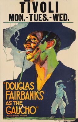 482. Window Card (14" x 22"); Stone Lithograph; Fine ### THE GAUCHO (1927)