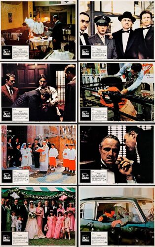 492. Lobby Card Set (8) (11" x 14"); Near Mint ### THE GODFATHER (1972)