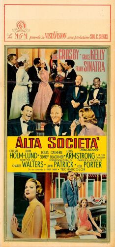 527. Italian Locandina (13" x 27.5"); Very Fine- Folded ### HIGH SOCIETY (1956)