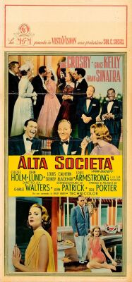 527. Italian Locandina (13" x 27.5"); Very Fine- Folded ### HIGH SOCIETY (1956)