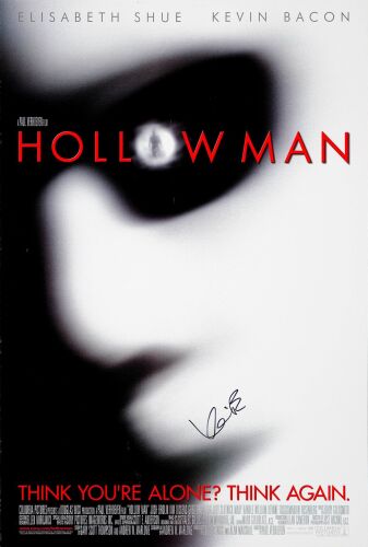 529. One Sheet (26.75" x 39.75") Signed by Kevin Bacon (JSA COA); Double-Sided; Very Fine+ Rolled ### HOLLOW MAN (2000)
