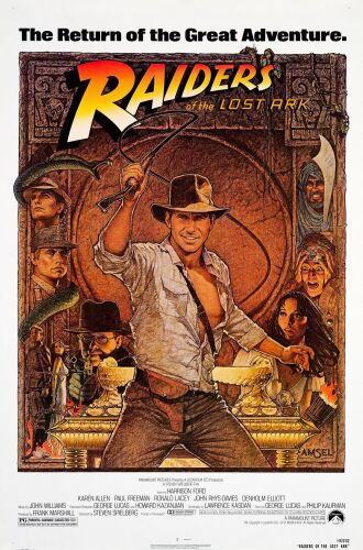544. One Sheet (27" x 41"); The Howard Kazanjian Collection; Near Mint Rolled ### INDIANA JONES AND THE RAIDERS OF THE LOST ARK (R-1982)