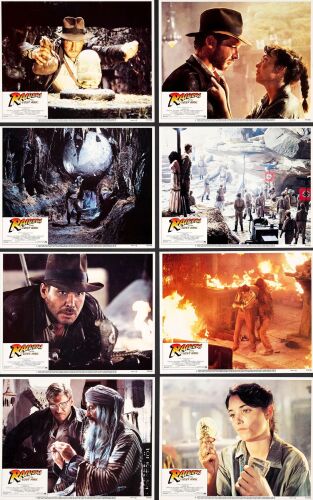 548. Lobby Card Set (8) (11" x 14"); Near Mint ### INDIANA JONES AND THE RAIDERS OF THE LOST ARK (1981)