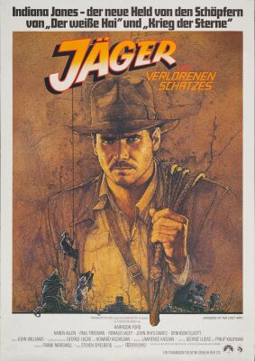 551. German A0 (33" x 47"); Very Fine- Rolled ### INDIANA JONES AND THE RAIDERS OF THE LOST ARK (1981)