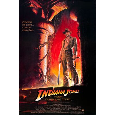553. One Sheet (27" x 40"); The Howard Kazanjian Collection; Style A; Very Fine Rolled ### INDIANA JONES AND THE TEMPLE OF DOOM (1984)