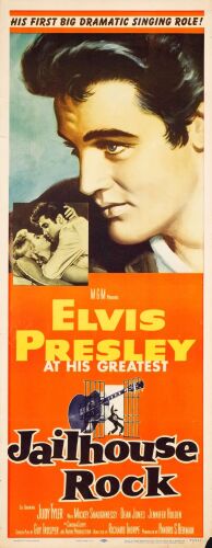 568. Insert (14" x 36"); Very Fine- Folded ### JAILHOUSE ROCK (1957)
