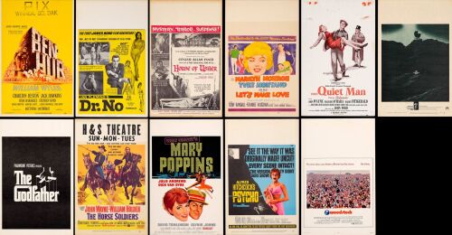 570. Window Cards (11) (14" x 22"); Very Fine ### DR. NO (1952 - 1972)