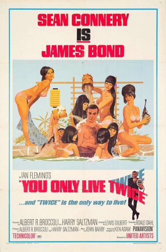 576. One Sheet (27" x 41"); Style C; Very Fine+ Folded ### JAMES BOND: YOU ONLY LIVE TWICE (1967)
