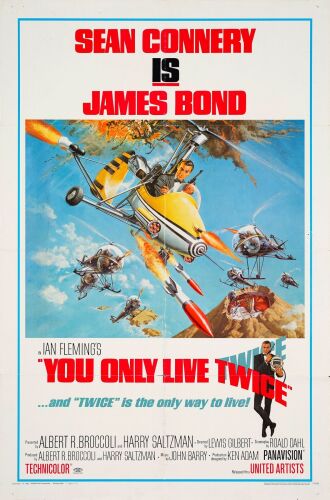577. One Sheet (27" x 41"); Style B; Very Fine Folded ### JAMES BOND: YOU ONLY LIVE TWICE (1967)