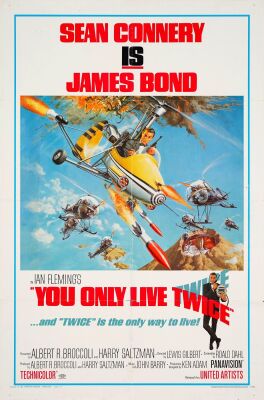 577. One Sheet (27" x 41"); Style B; Very Fine Folded ### JAMES BOND: YOU ONLY LIVE TWICE (1967)