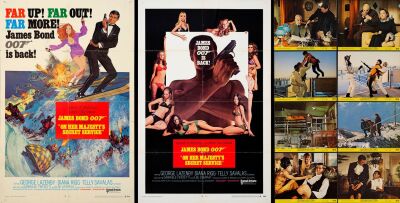 580. One Sheets (2) and Mini Lobby Card Set (8) (27" x 41", 8" x 10"); Style A , Style B; Very Fine- Folded ### JAMES BOND: ON HER MAJESTY'S SECRET SERVICE (1969)