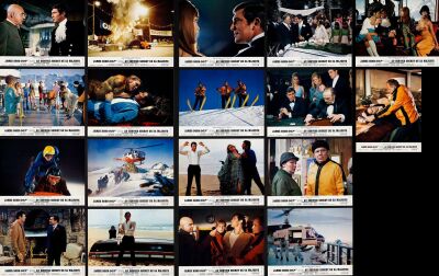 581. French Lobby Card Sets of Nine (2) With Paper Sleeves (2) (8" x 10"); Sets A and B; Very Fine+ ### JAMES BOND: ON HER MAJESTY'S SECRET SERVICE (1969)
