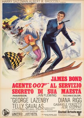 582. Italian Two Fogli (39" x 55"); Very Fine+ Folded ### JAMES BOND: ON HER MAJESTY'S SECRET SERVICE (1969)