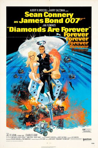 583. One Sheet (27" x 41"); Very Fine+ Folded ### JAMES BOND: DIAMONDS ARE FOREVER (1971)
