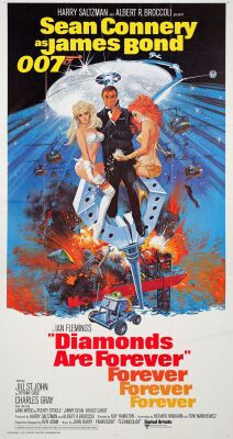 584. Three Sheet (41" x 77"); Foreign Style; Near Mint Folded ### JAMES BOND: DIAMONDS ARE FOREVER (1971)