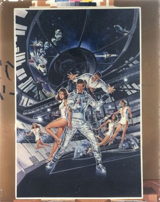 595. Color Transparency (8" x 10"); Near Mint ### JAMES BOND: MOONRAKER (1979)