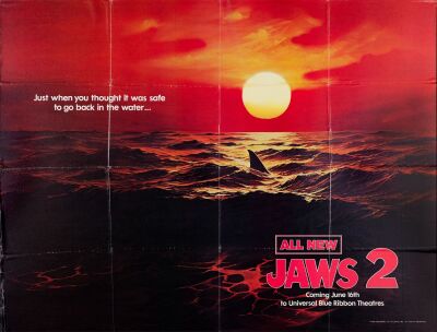 612. Subway Poster (59" x 44.5"); Advance; Very Fine- Folded ### JAWS 2 (1978)