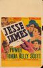 616. Window Card (14" x 22"); Fine- ### JESSE JAMES (1939)