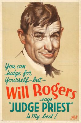 620. One Sheet (27" x 41"); Advance Style A; Fine+ on Linen ### JUDGE PRIEST (1934)