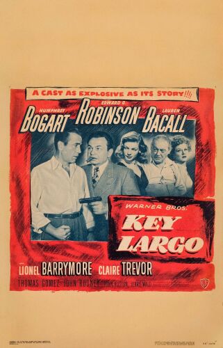 623. Window Card (14" x 22"); Fine+ ### KEY LARGO (1948)