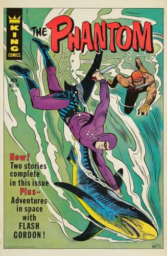 626. Commercial Poster (23" x 35"); The Phantom, Shark Fight; Fine+ Rolled ### KING FEATURES SYNDICATE COMICS: THE PHANTOM (1971)