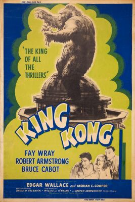 627. 40 x 60; Very Fine- Rolled ### KING KONG (R-1956)