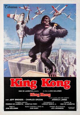 630. Italian Two Fogli (39" x 55"); Very Fine+ Folded ### KING KONG (1976)