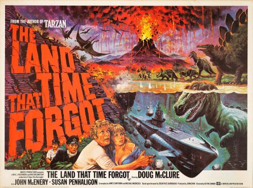 636. British Quad (40" x 30"); Country-of-Origin; Very Fine+ Folded ### THE LAND THAT TIME FORGOT (1974)