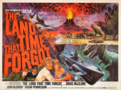 636. British Quad (40" x 30"); Country-of-Origin; Very Fine+ Folded ### THE LAND THAT TIME FORGOT (1974)
