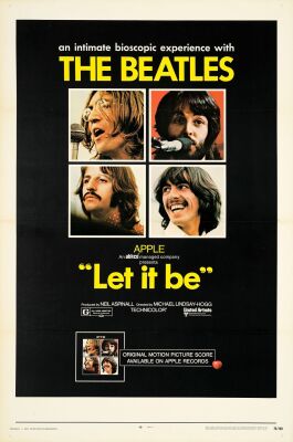 643. One Sheet (27" x 41"); Very Fine+ on Linen ### LET IT BE (1970)