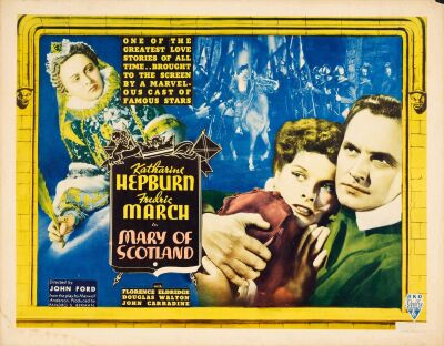668. Half Sheet (22" x 28"); Very Fine- Rolled ### MARY OF SCOTLAND (1936)
