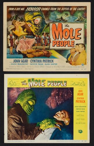 680. Title Lobby Card and Lobby Card (11" x 14"); The Collection of the Late J. Stephen Ryan; Fine+ ### THE MOLE PEOPLE (1956)
