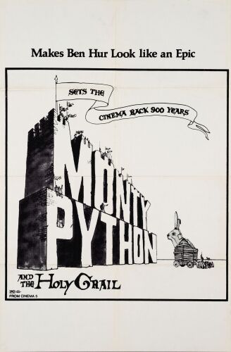 683. One Sheet (27" x 41"); Alternate Quote Style; Very Fine+ Folded ### MONTY PYTHON AND THE HOLY GRAIL (1975)