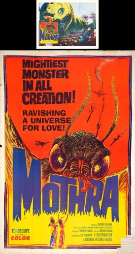685. 40 x 60 and Lobby Card (11" x 14" (1); Fine- Folded ### MOTHRA (1962)