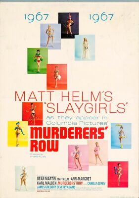 691. Matt Helm's "Slaygirls" 1967 Calendar (16.5" x 23.5"); Very Fine+ ### MURDERERS' ROW (1966)