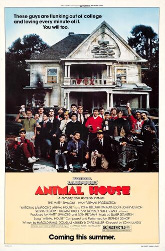 695. One Sheet (27" x 41"); The Collection of the Late J. Stephen Ryan; Advance; Very Fine on Linen ### NATIONAL LAMPOON'S ANIMAL HOUSE (1978)