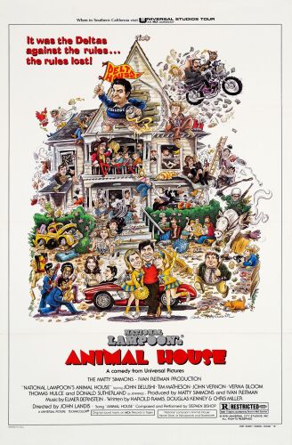 697. One Sheet (27" x 41"); Style B; Near Mint Tri-Folded ### NATIONAL LAMPOON'S ANIMAL HOUSE (1978)