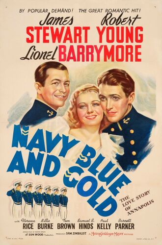 699. One Sheet (27.25" x 41.25"); Stone Lithograph; Very Fine- on Linen ### NAVY BLUE AND GOLD (R-1941)