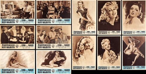 700. Italian Fotobusta Set (12) With Paper Sleeve (19.25" x 13.25"); Very Fine+ ### NEVER SAY GOODBYE (1948)
