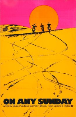 718. One Sheet (27" x 41"); Day-Glo Advance Style; Very Fine+ Folded ### ON ANY SUNDAY (1971)