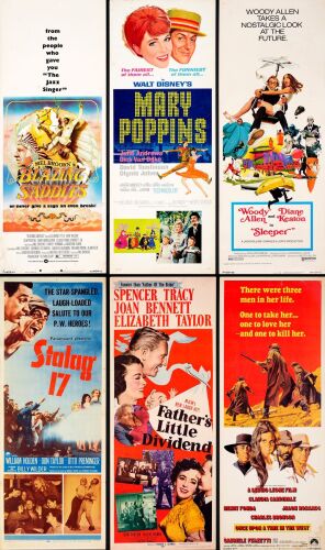 720. Inserts (52) (14" x 36"); Fine+ Rolled ### ONCE UPON A TIME IN THE WEST [1968] AND OTHERS INSERTS [52] (1951 - 1983)