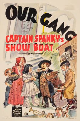 726. One Sheet (27" x 41"); Stone Lithograph; Fine on Linen ### OUR GANG: CAPTAIN SPANKY'S SHOW BOAT (1939)