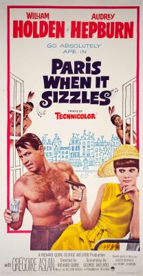 736. Three Sheet (41" x 79"); The Collection of the Late J. Stephen Ryan; Near Mint on Linen ### PARIS WHEN IT SIZZLES (1964)