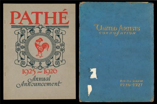 737. Exhibitor's Books (2) (9.25" x 12.25", 9.75" x 13"); Very Fine ### PATHE / UNITED ARTISTS (1925-1926, 1926-1927)